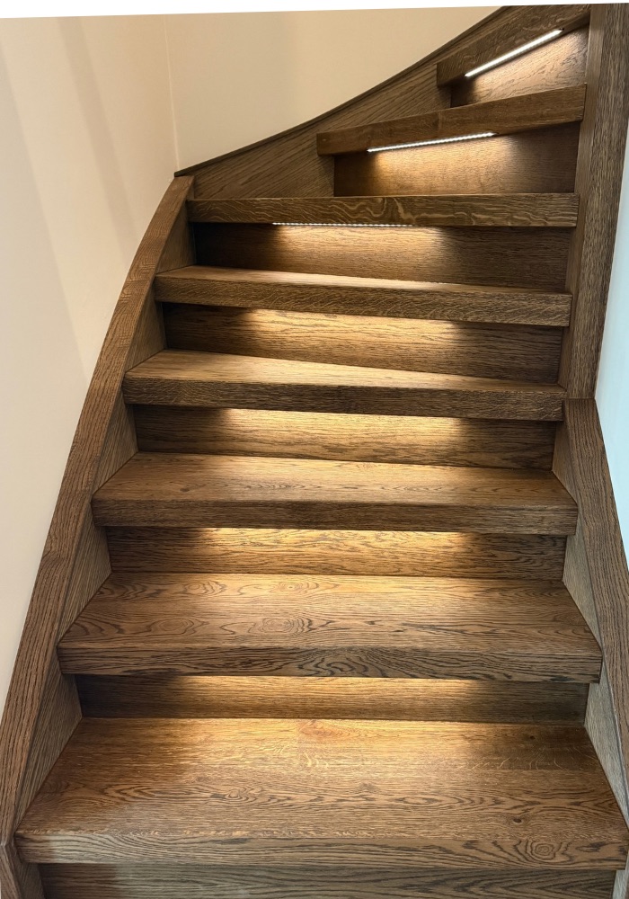 Houtlook trappen Black